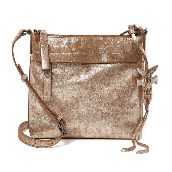 Frye Handbags - Frye New Carson Crossbody Bag Silver Multi Leather